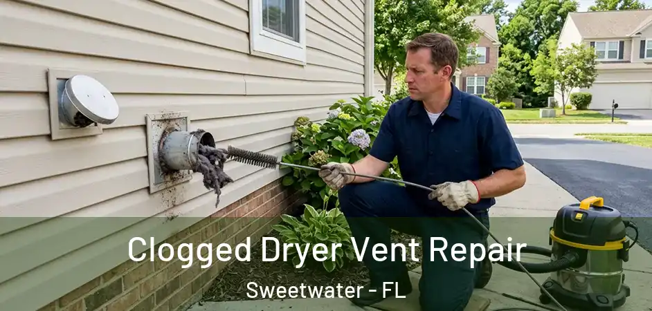 Clogged Dryer Vent Repair Sweetwater - FL