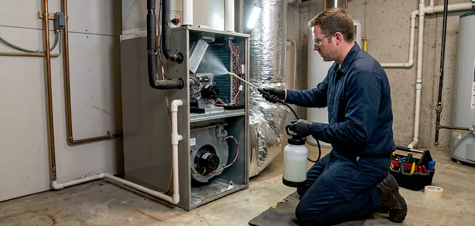 Air Handler Antimicrobial Treatment in Sweetwater