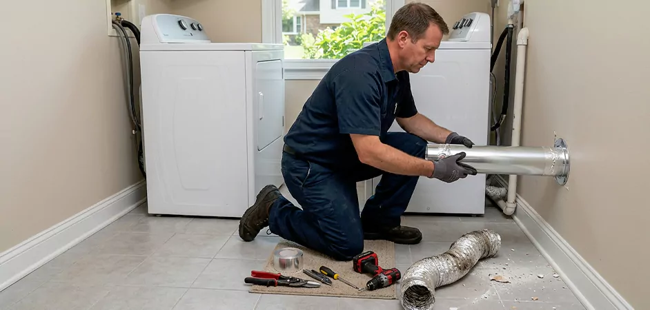 Dryer Vent Replacement in Sweetwater