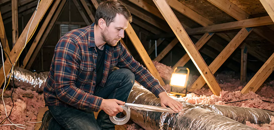 Attic Duct Sealing and Insulation in Sweetwater