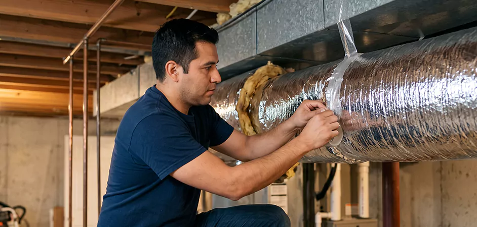 Duct Insulation Upgrade in Sweetwater